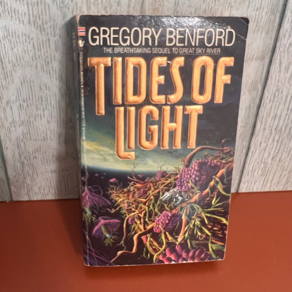 Tides of Light Gregory Benford Paperback 1989 Sci-Fi Galactic Center Book 4 ISBN